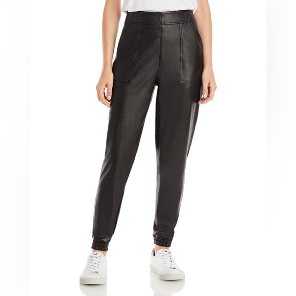Spanx Faux Leather Joggers - Picture 1 of 9